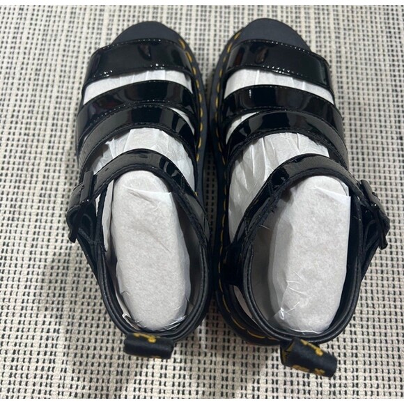 Dr Martens Womens Blaire Patent Lamper Black US L9 new - Picture 4 of 5